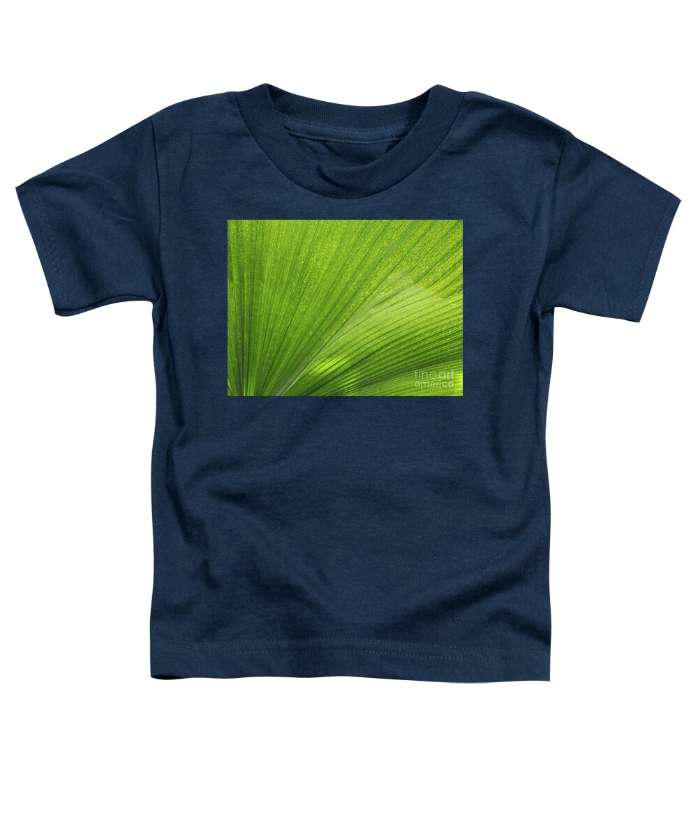 Leaf Toddler T-Shirt featuring the photograph Tropical Abstract by Ann Horn