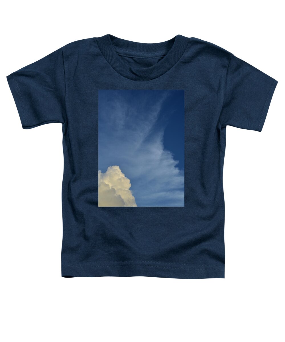 Clouds Toddler T-Shirt featuring the photograph Two Tone Clouds 9384 by Wesley Elsberry