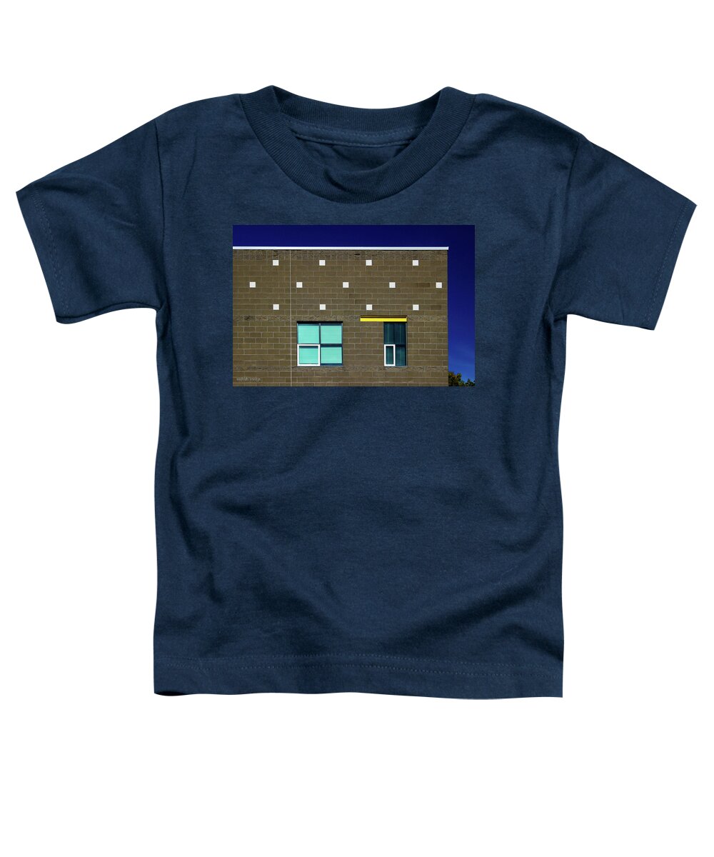 Facade Toddler T-Shirt featuring the photograph Wall, Windows and Sky by Aashish Vaidya