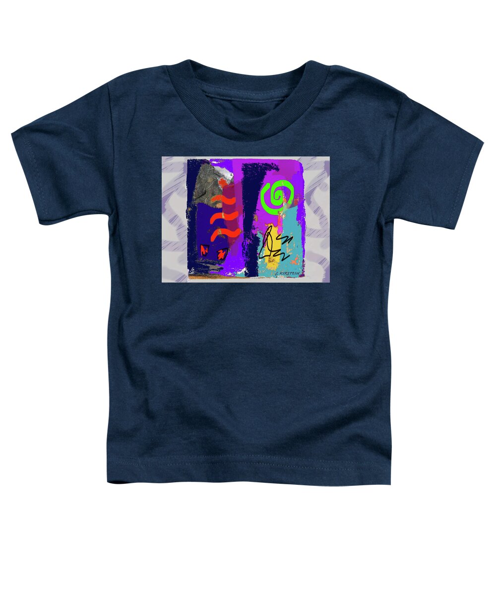 Acrylic Toddler T-Shirt featuring the mixed media Wild and Wicked 9 by Janis Kirstein