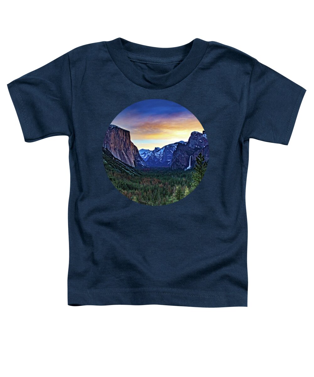 Landscape Toddler T-Shirt featuring the photograph Yosemite Sunrise by Adam Morsa