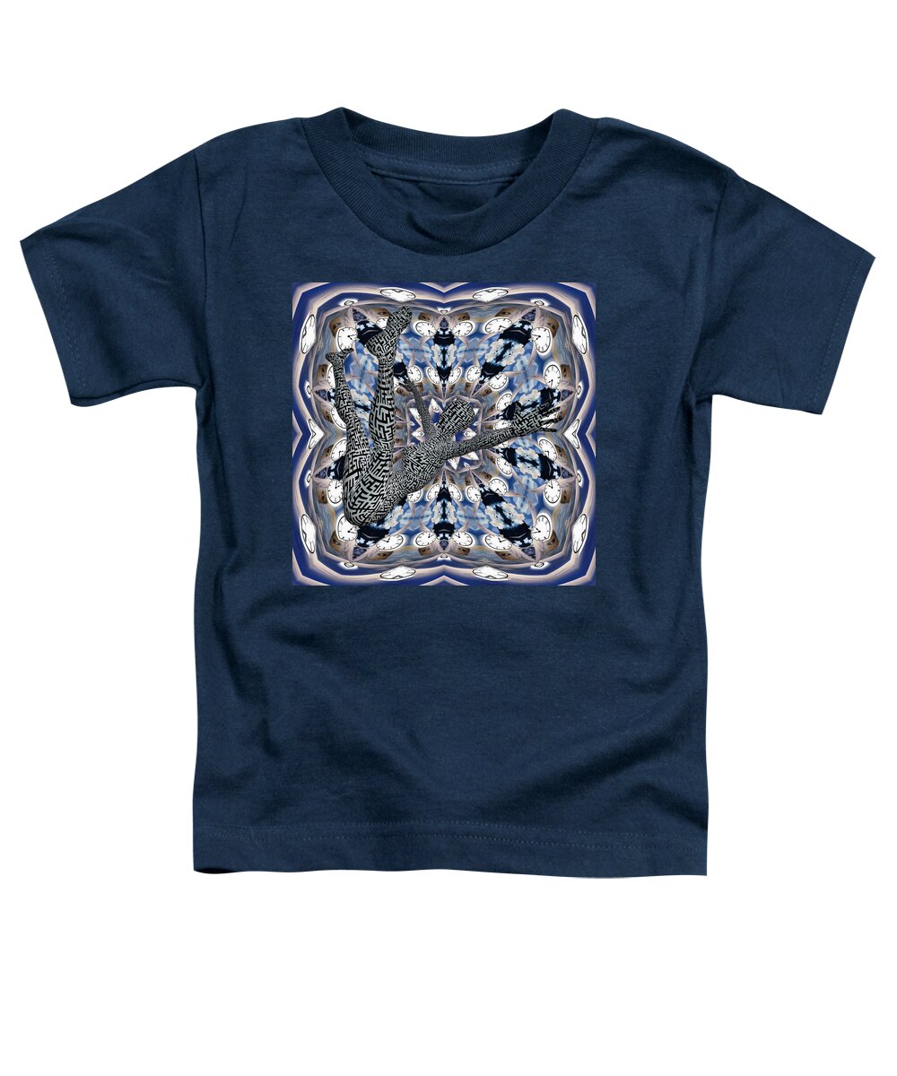 Abstract Toddler T-Shirt featuring the digital art Dreams #1 by Bruce Rolff