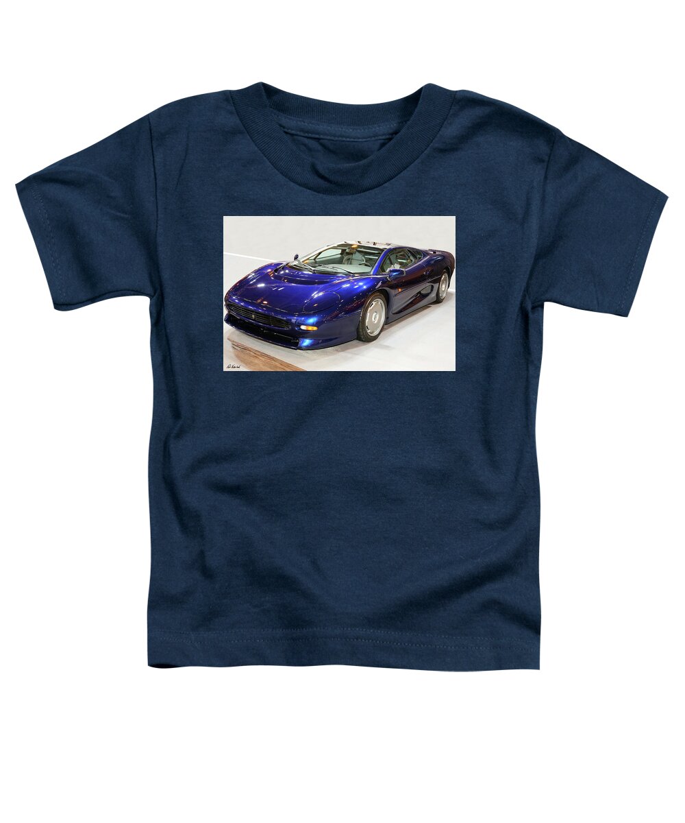 1993 Toddler T-Shirt featuring the photograph 1993 Jaguar XJ220 by Peter Kraaibeek