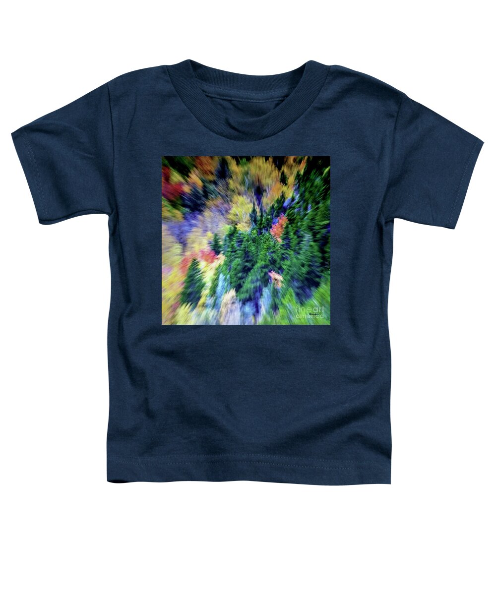 Abstract Toddler T-Shirt featuring the photograph Abstract Forest Photography 5501d2 by Ricardos Creations