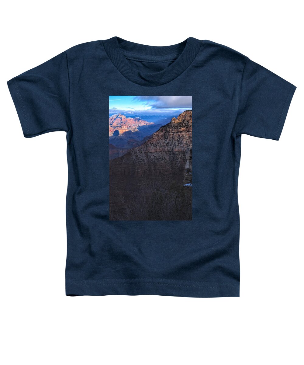 Grand Canyon Toddler T-Shirt featuring the photograph Grand Canyon Vertical Inspiration by Chance Kafka