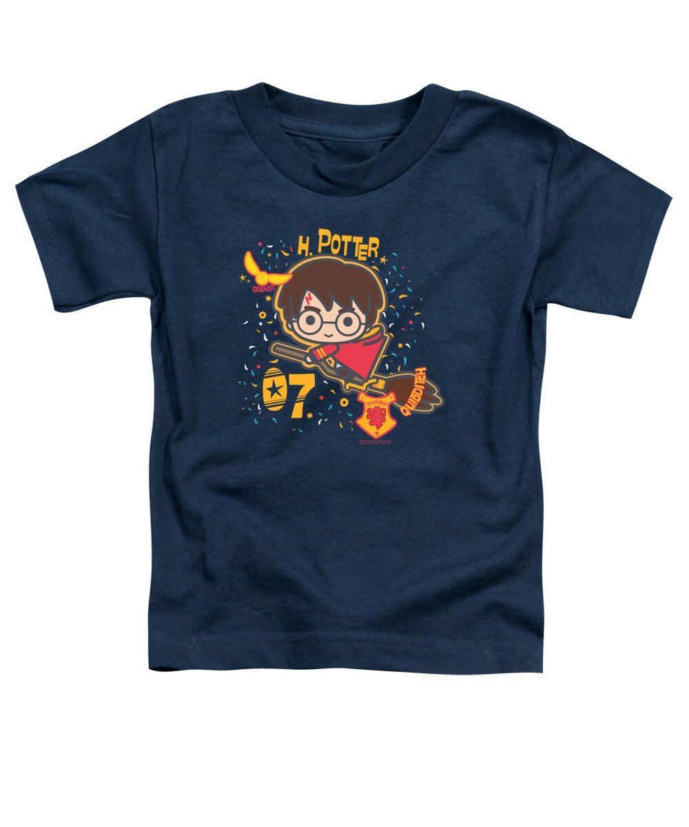  Toddler T-Shirt featuring the digital art Harry Potter - H. Potter 07 Quidditch Chibi by Brand A