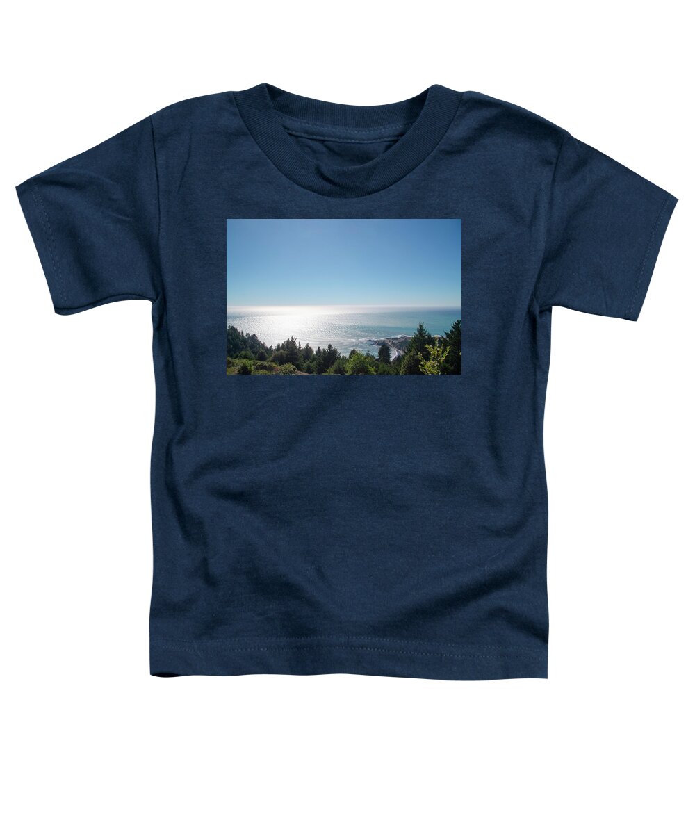 High Toddler T-Shirt featuring the photograph High Above Shelter Cove by Bill Cannon