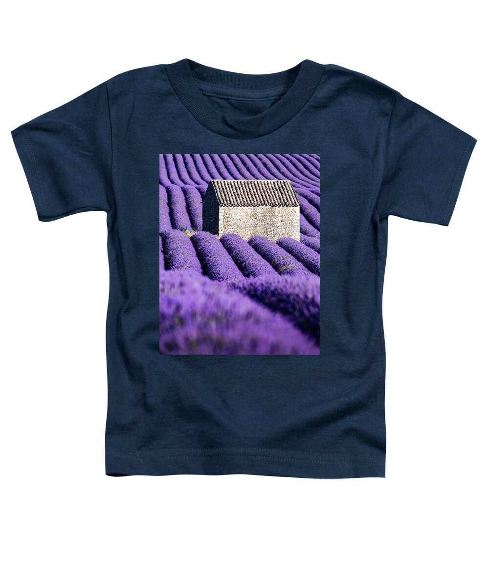 Provence Toddler T-Shirt featuring the photograph In Purple by Francesco Riccardo Iacomino