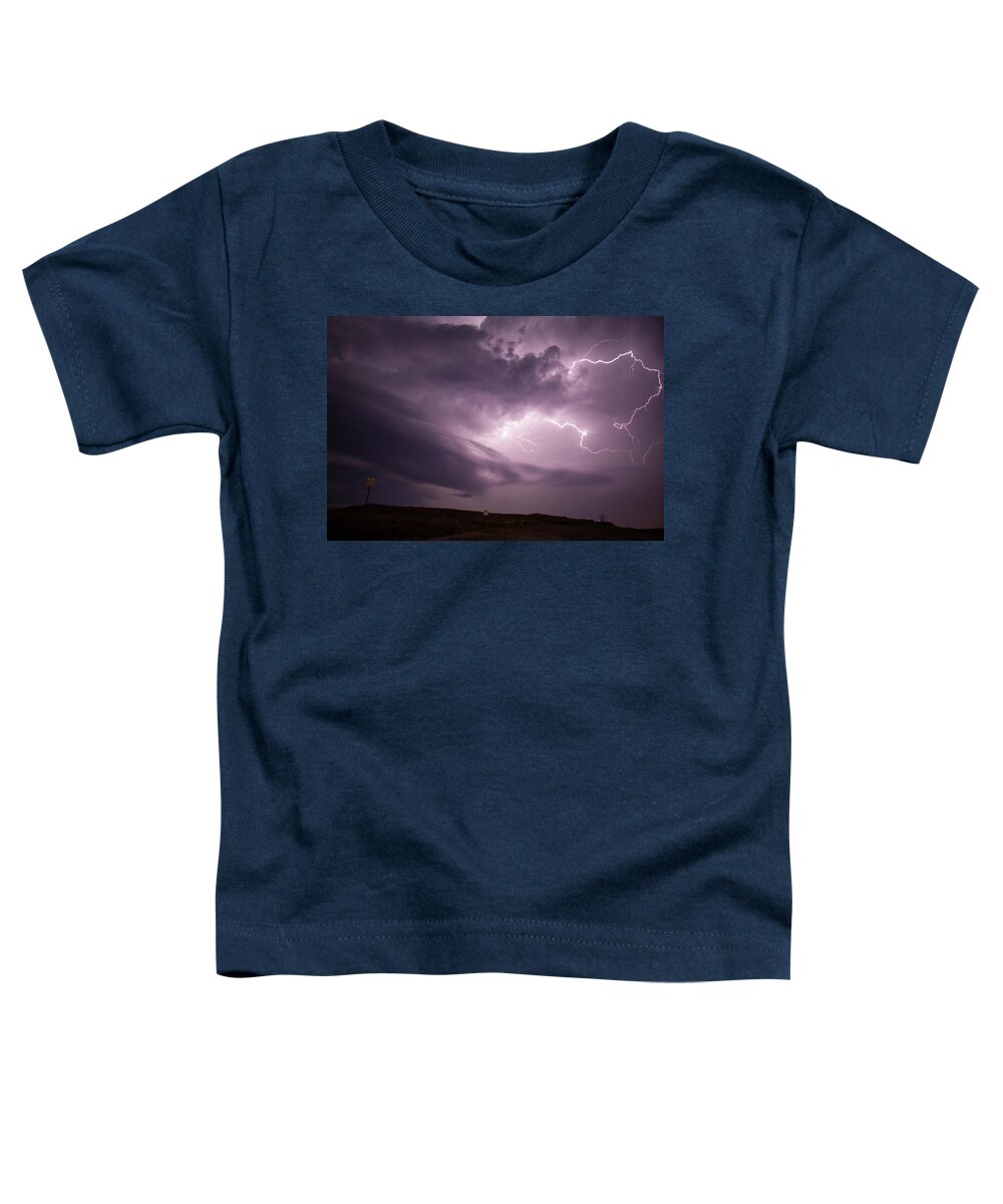 Nebraskasc Toddler T-Shirt featuring the photograph One Last Storm Chase of 2019 070 by Dale Kaminski