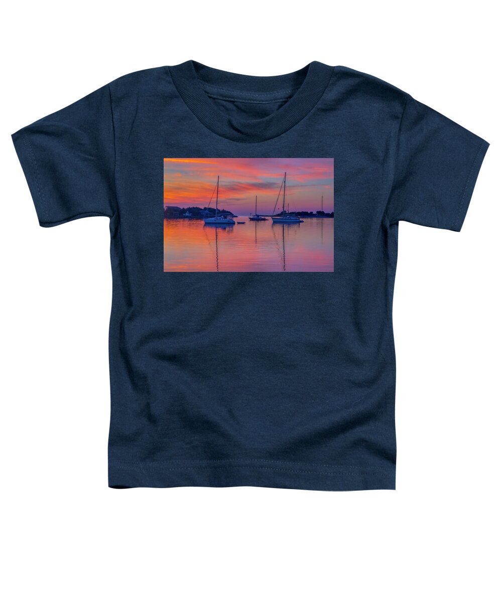 Silver Lake Toddler T-Shirt featuring the photograph Silver Lake Sunset 2010-10 15 by Jim Dollar