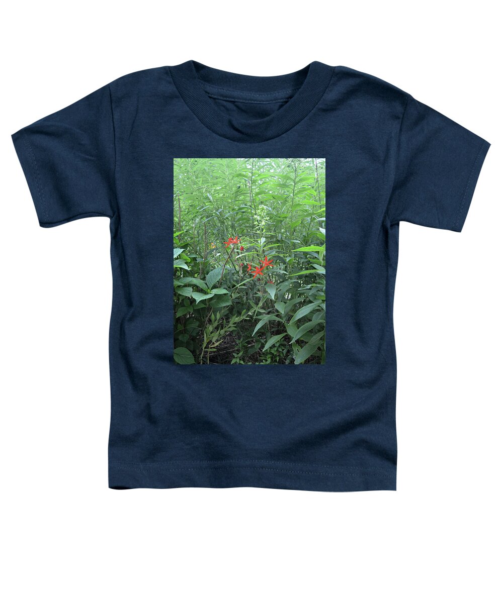 Flower Toddler T-Shirt featuring the photograph Stars Among The Foliage by Aimee L Maher ALM GALLERY