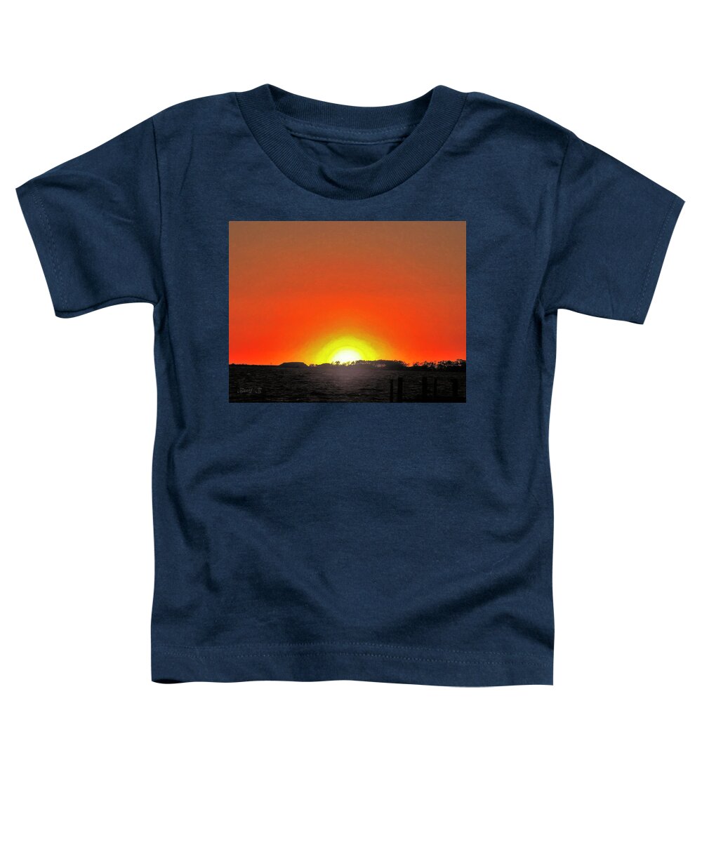 Sunset Toddler T-Shirt featuring the photograph Sunset by Bearj B Photo Art