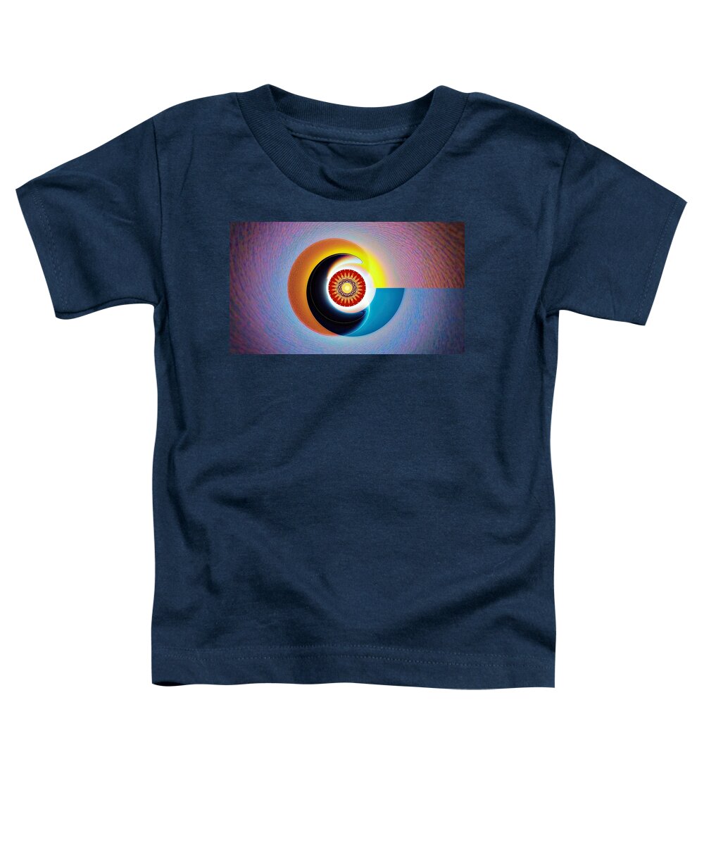 Sun Toddler T-Shirt featuring the digital art Fundamental Form #1 by David Manlove