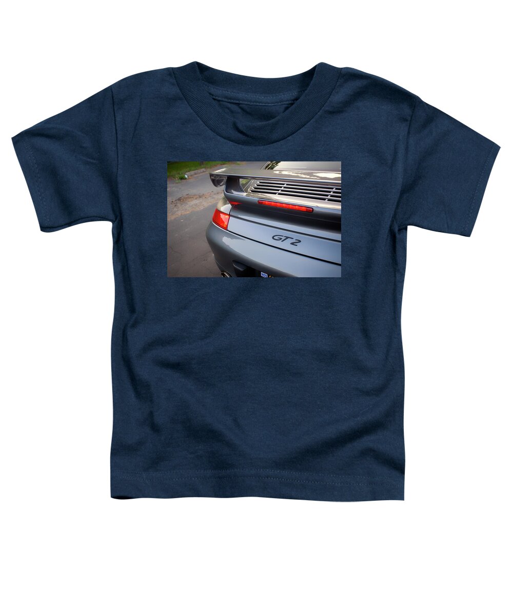 Cars Toddler T-Shirt featuring the photograph #Porsche 911 #996 #GT2 #Print #1 by ItzKirb Photography