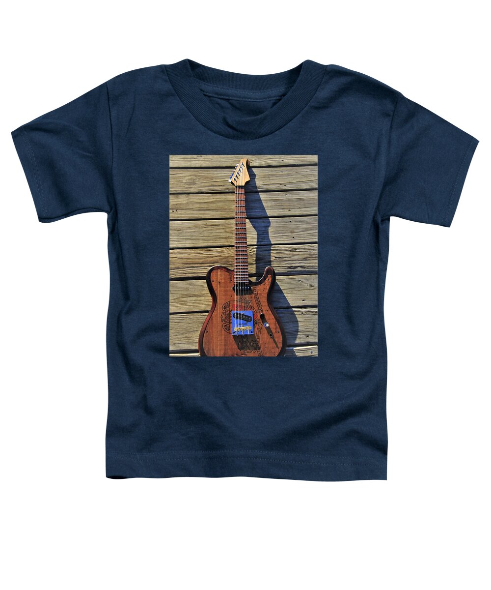 Guitar Toddler T-Shirt featuring the photograph Tele #1 by Jason Wicks