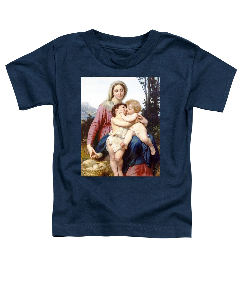 Adolphe Toddler T-Shirt featuring the photograph Adolphe William Holy Family 1863 by Munir Alawi