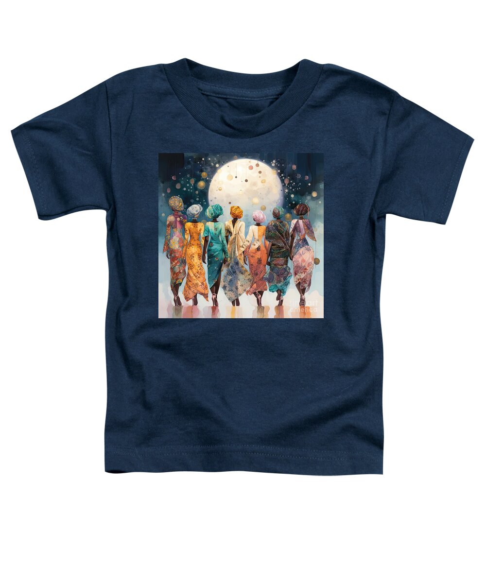 Moon Toddler T-Shirt featuring the photograph African Moon 08 by Jack Torcello