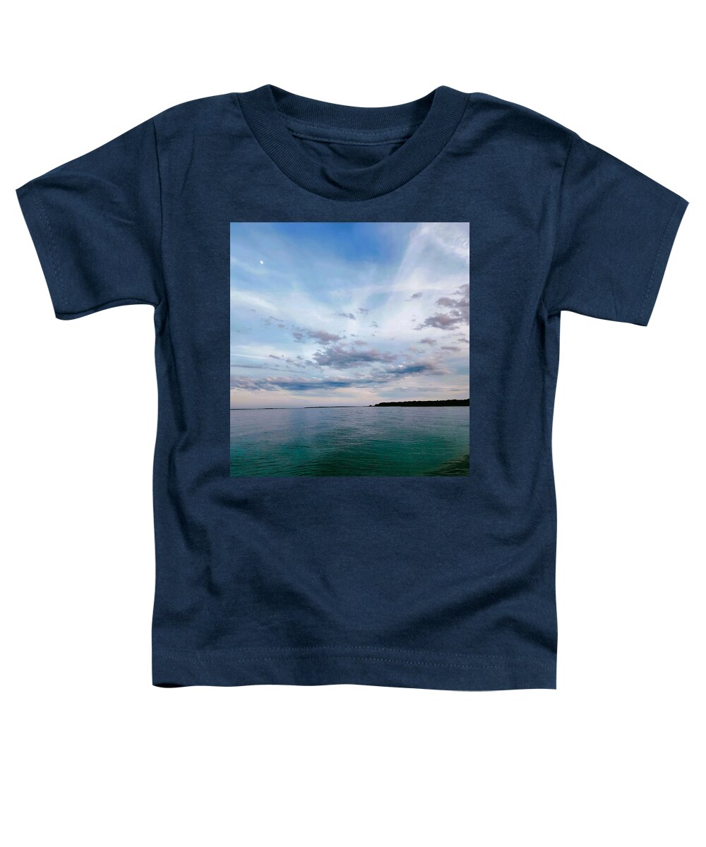 Blue Sky Delight Toddler T-Shirt featuring the photograph Blue Sky Delight by Christina McGoran