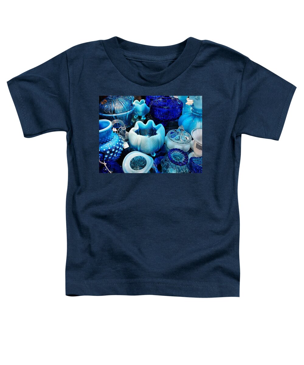  Toddler T-Shirt featuring the photograph Blue by Stephen Dorton