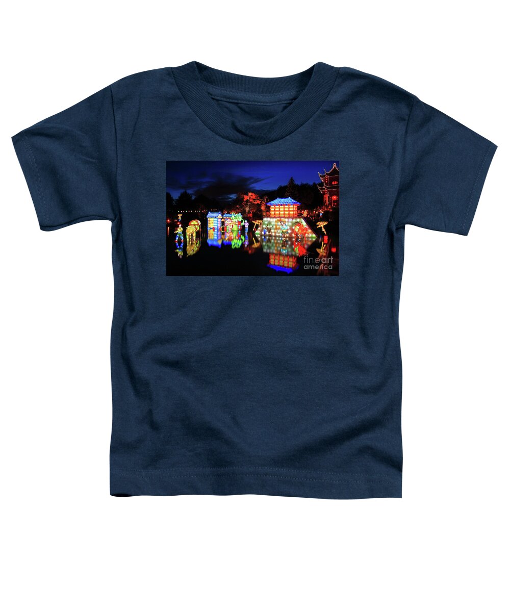 Chinese Toddler T-Shirt featuring the photograph Chinese garden bis by Frederic Bourrigaud