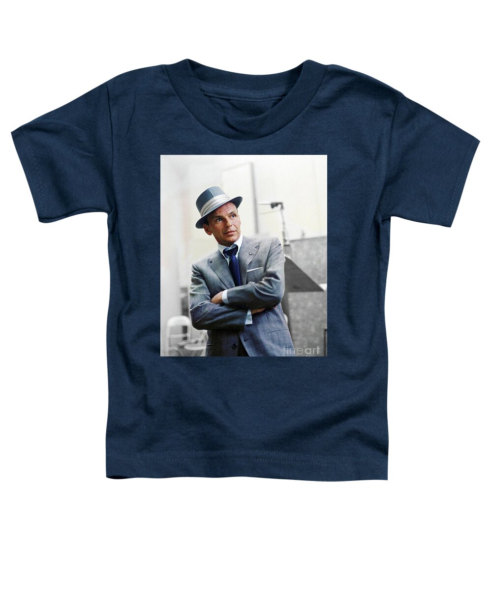 Sinatra Toddler T-Shirt featuring the photograph Classic Frank Sinatra by Doc Braham