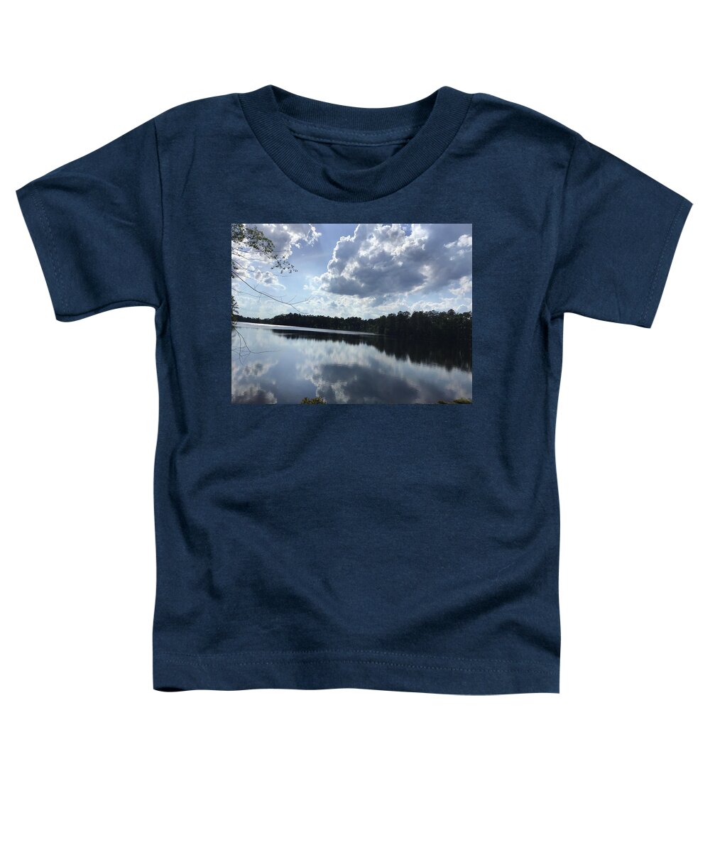 Clouds Toddler T-Shirt featuring the photograph Cloud Puffs by Catherine Wilson