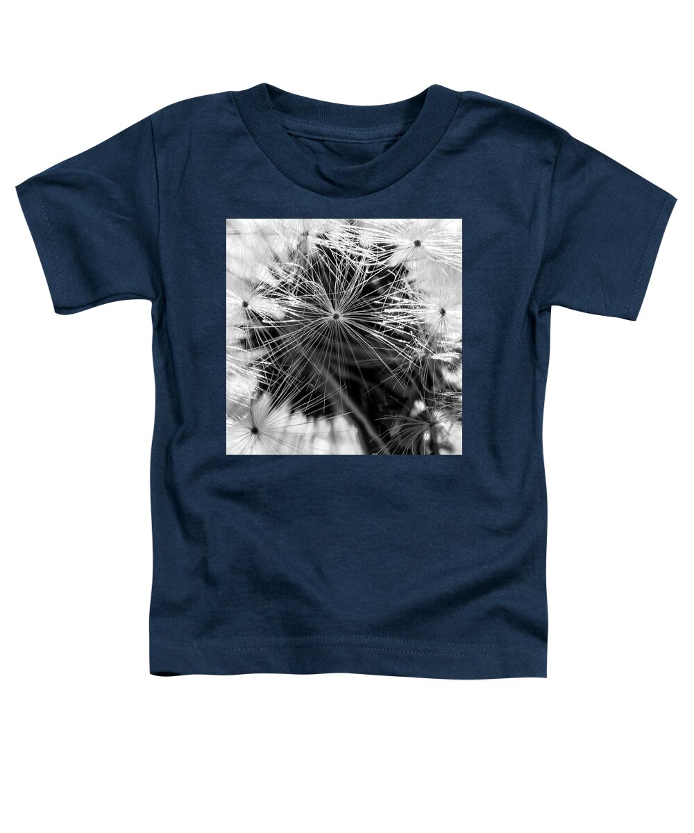 Plants Toddler T-Shirt featuring the photograph Dandelions Clock by Louis Dallara