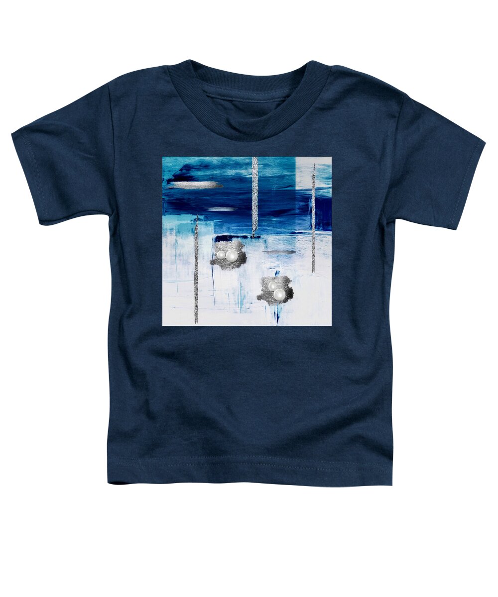 Abstract Art Toddler T-Shirt featuring the digital art Deep by Canessa Thomas