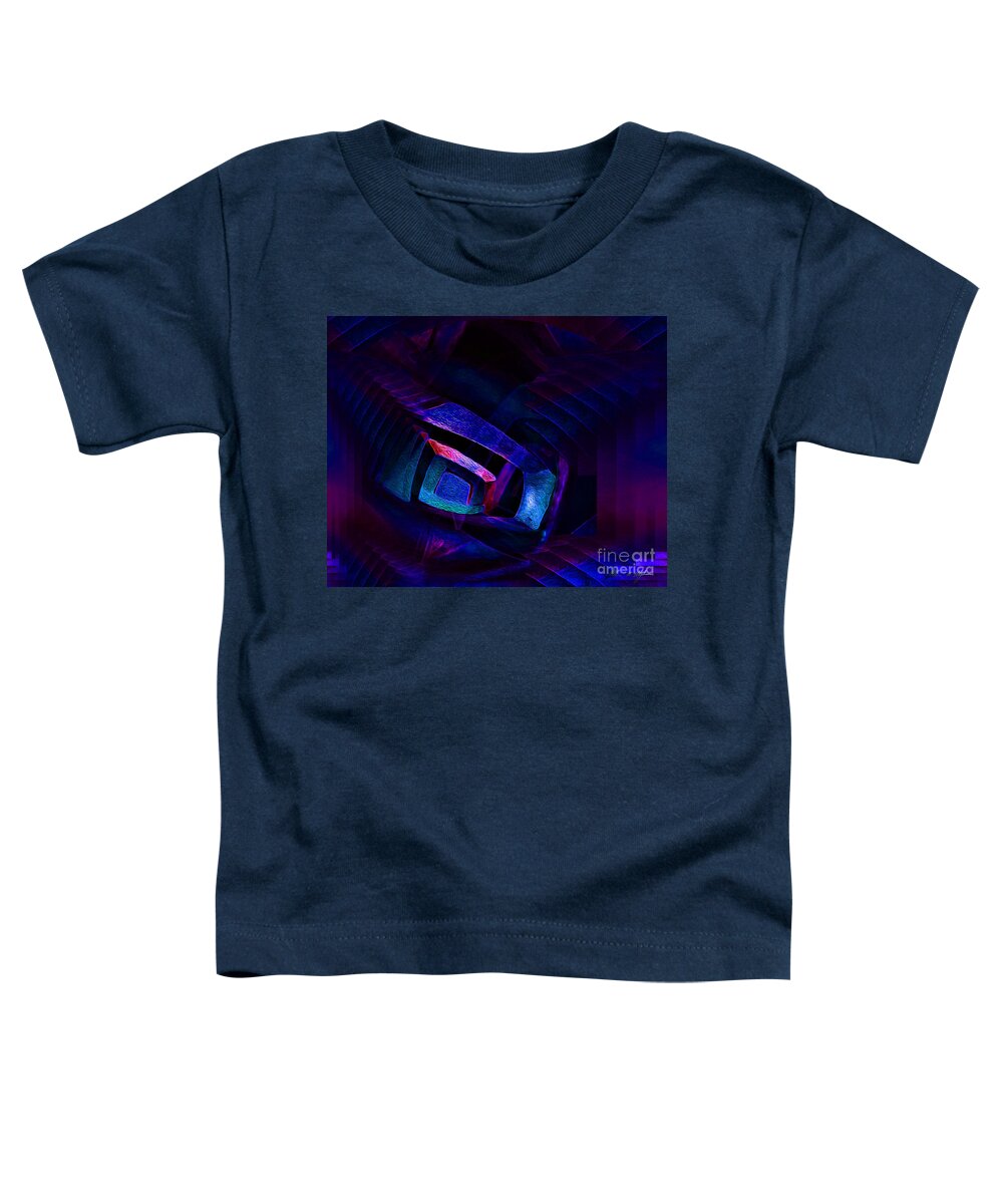 Surreal Dimensions Collection Toddler T-Shirt featuring the digital art Dimension Royale 3 by Aldane Wynter