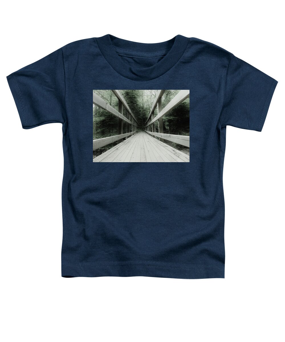  Toddler T-Shirt featuring the photograph Don't go that way by Michelle Hauge
