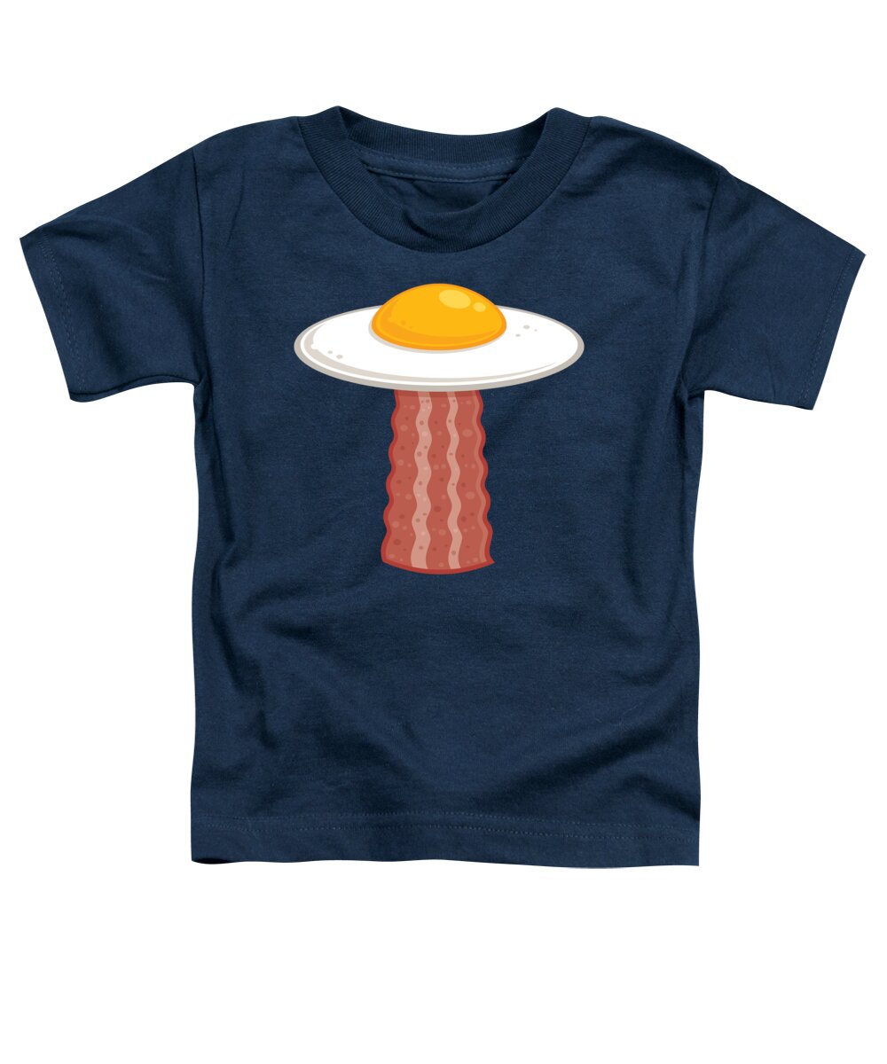 Egg Toddler T-Shirt featuring the digital art Eggstraterrestrial by John Schwegel