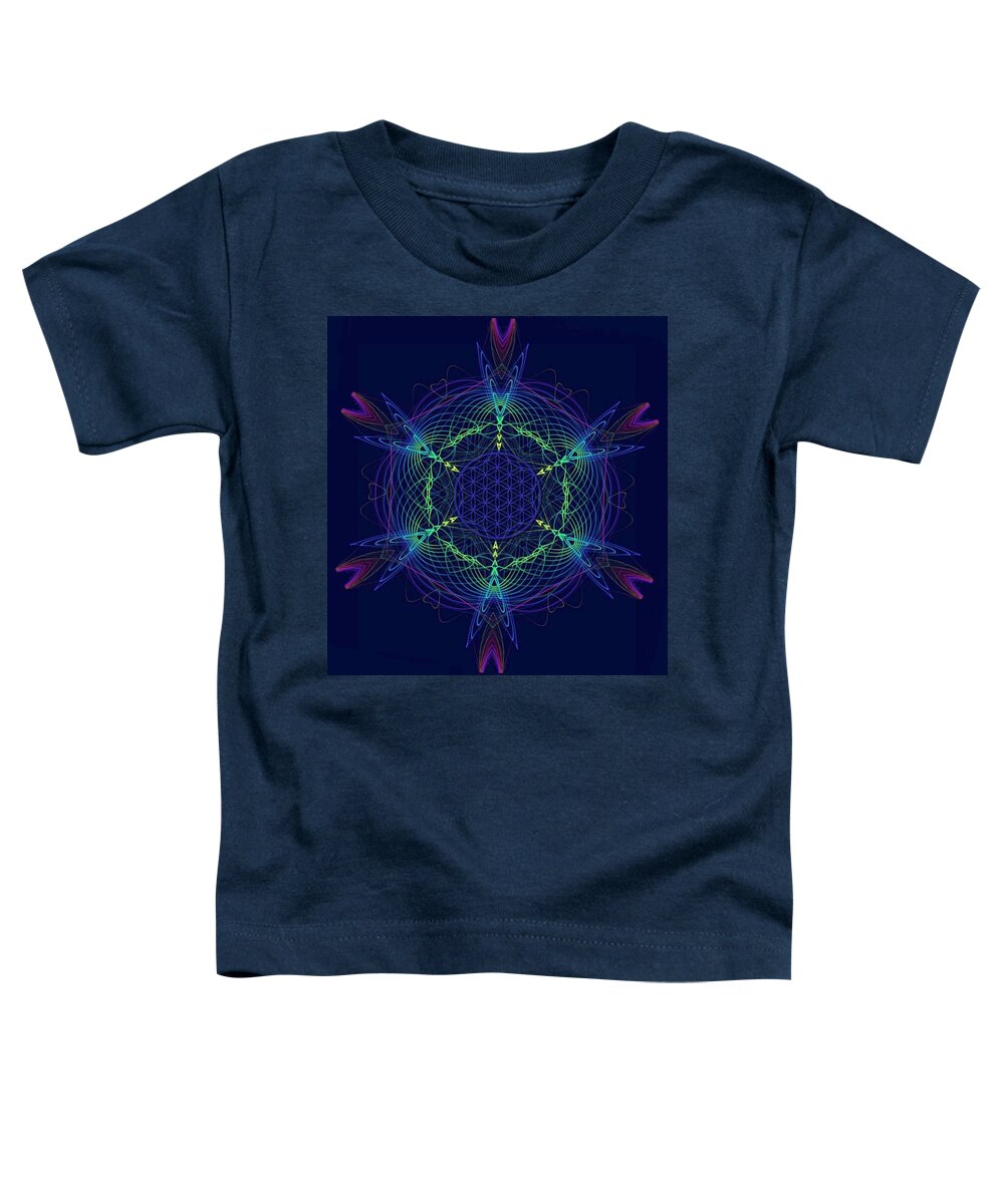 Abstract Toddler T-Shirt featuring the photograph Evangeline's Dreamcatcher by Judy Kennedy