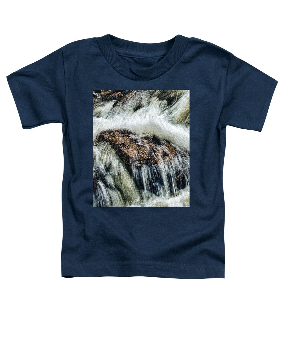 Falling Water Toddler T-Shirt featuring the photograph Falling by Jim Signorelli