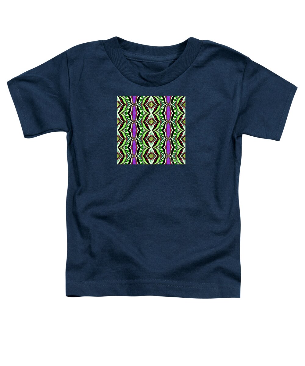 Forming New Patterns 3 By Helena Tiainen Toddler T-Shirt featuring the digital art Forming New Patterns 3 by Helena Tiainen