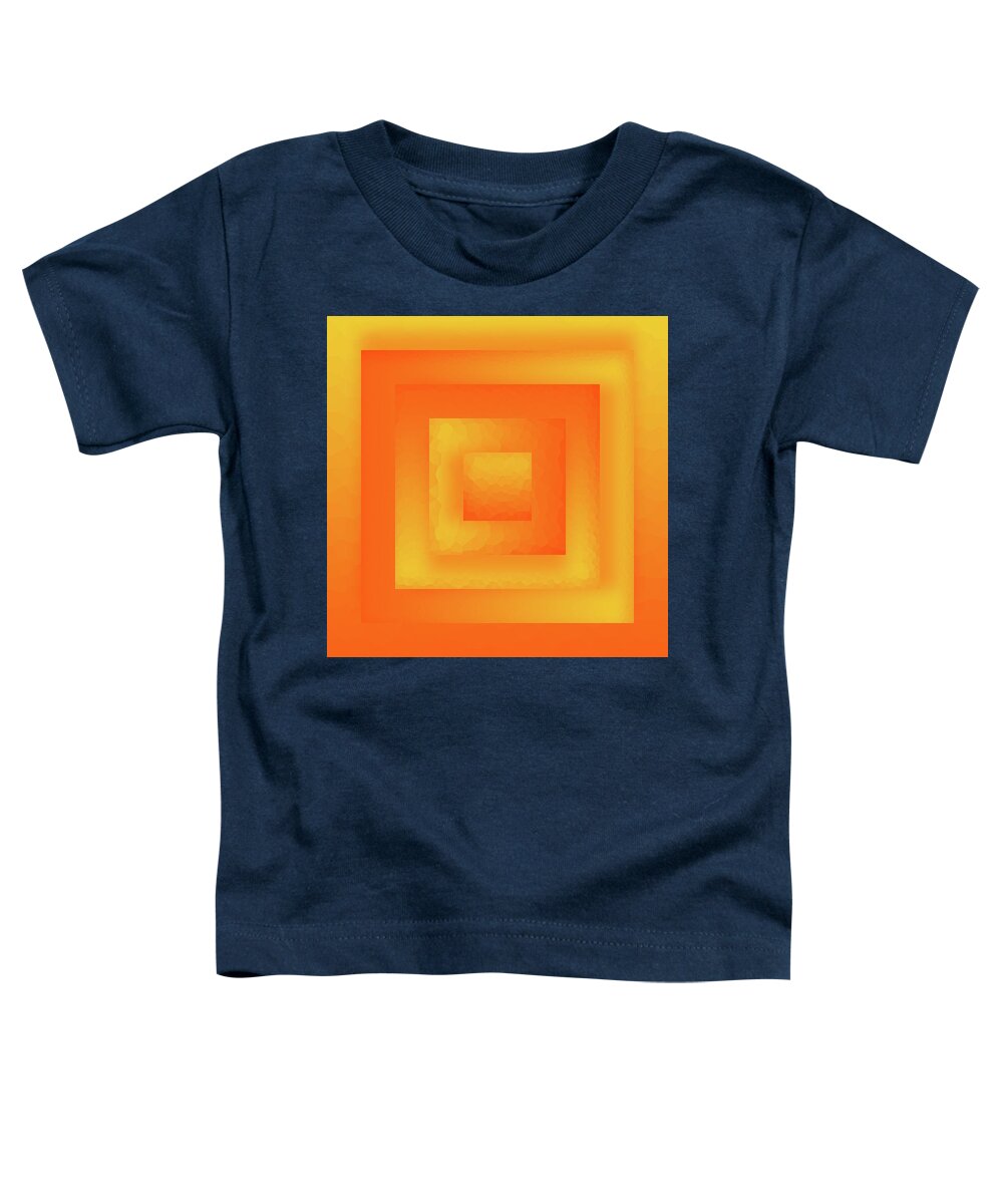Abstract Toddler T-Shirt featuring the digital art Sun Cube by Liquid Eye