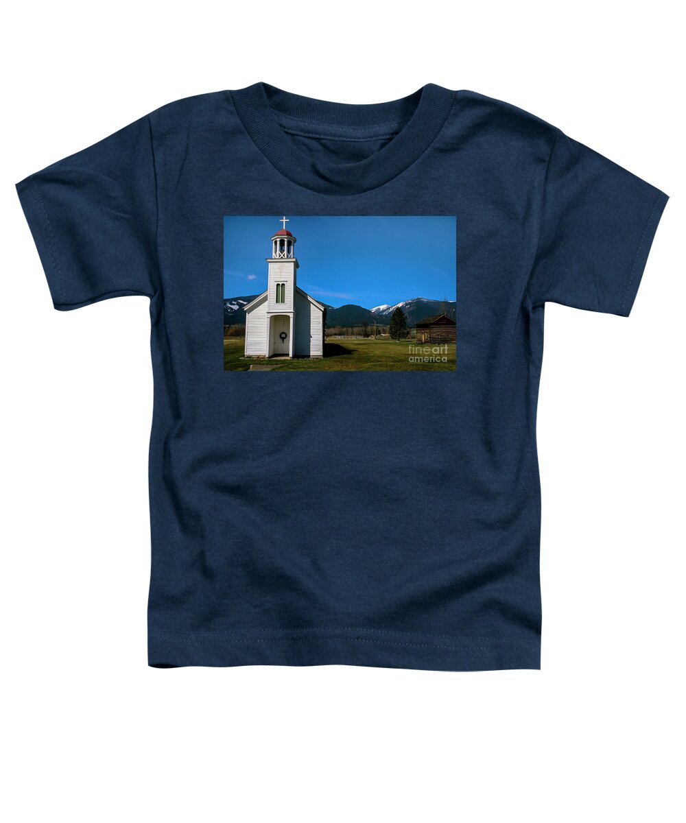  Toddler T-Shirt featuring the photograph Historic St. Mary's Mission by Thomas R Fletcher