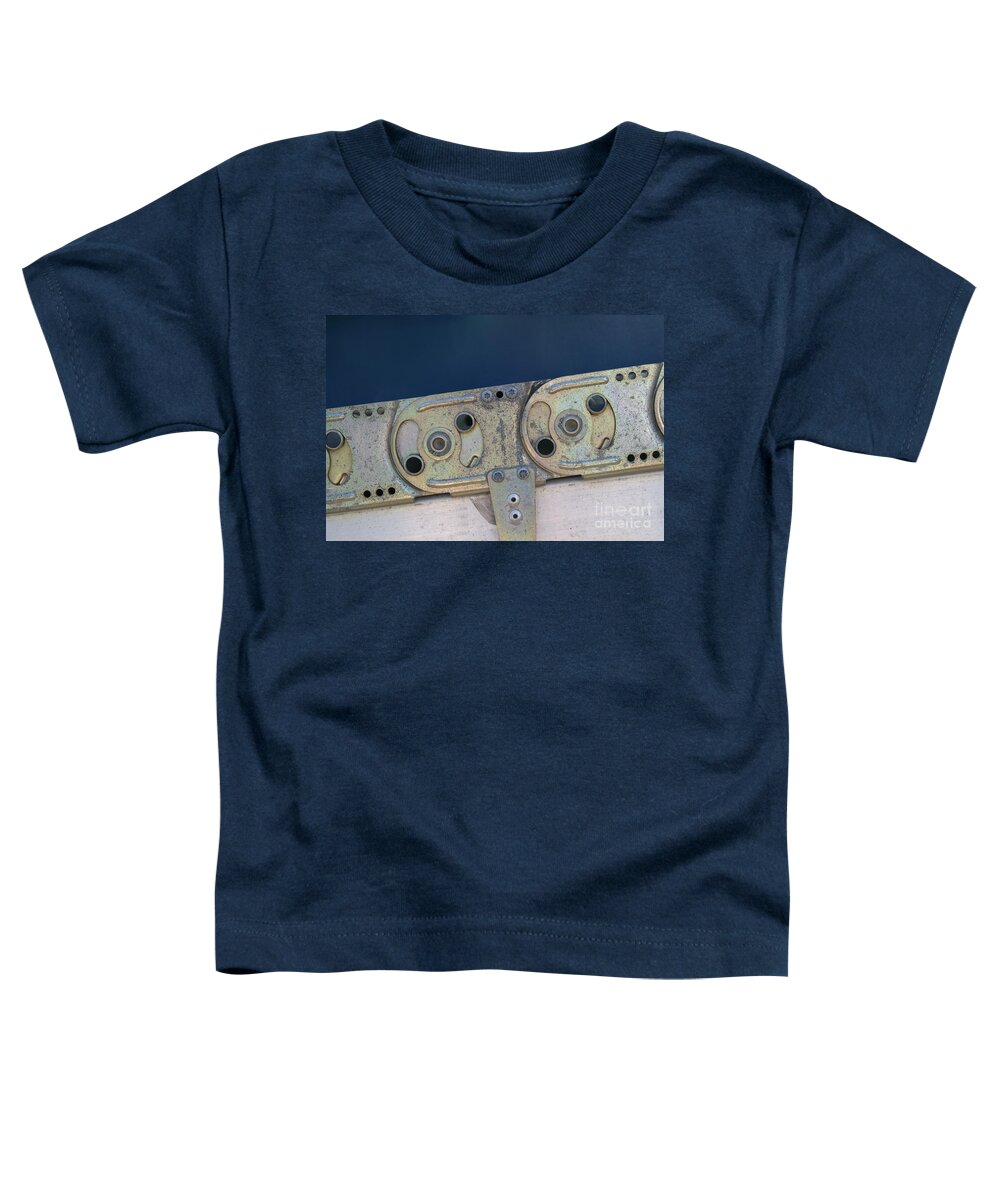 Abstract Toddler T-Shirt featuring the photograph Industrial Abstract #2 by Kae Cheatham