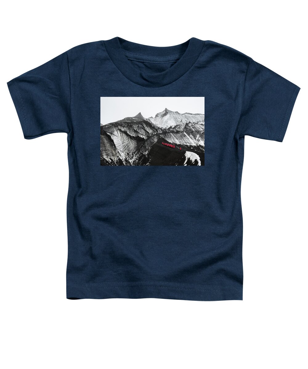 Volcano Toddler T-Shirt featuring the photograph Inside the Caldera by Linda Villers