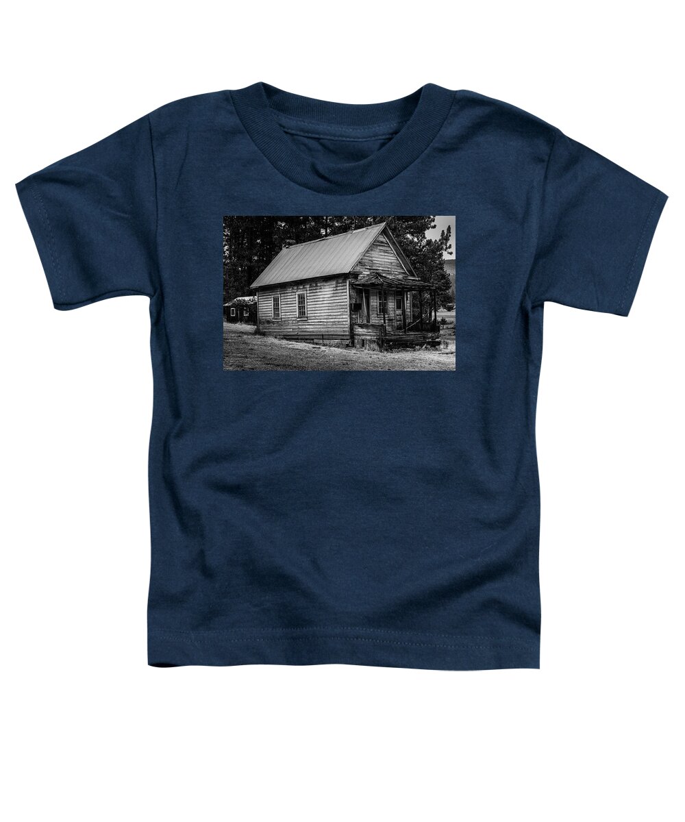 Abandoned Toddler T-Shirt featuring the photograph Jess Valley Ranch House by Mike Lee