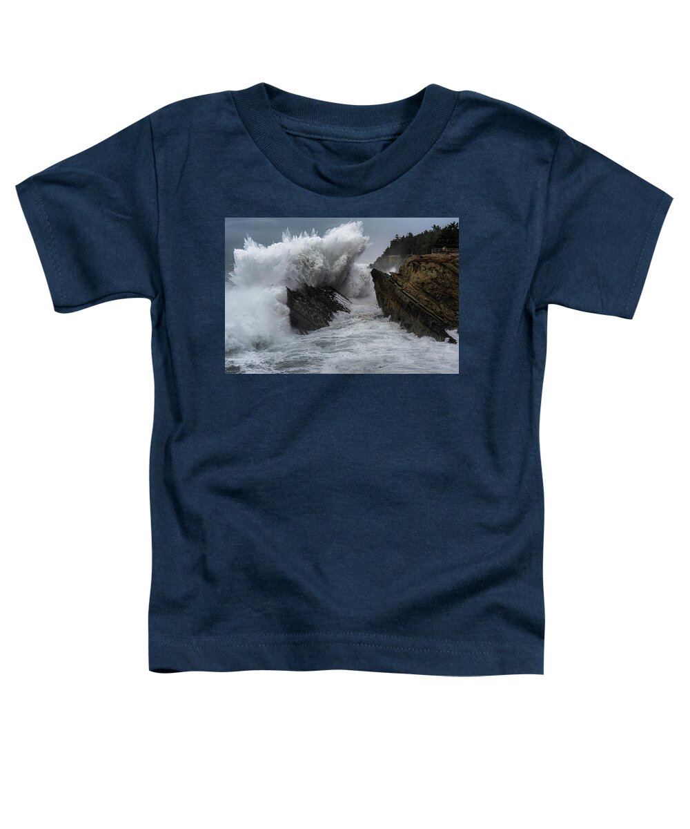 Coast Toddler T-Shirt featuring the photograph King Tides 1 by Ryan Weddle