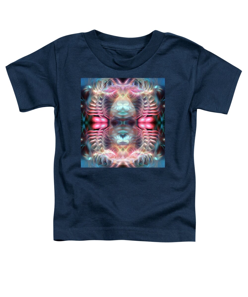 Visionary Toddler T-Shirt featuring the digital art Know Thy Self by Jeff Malderez