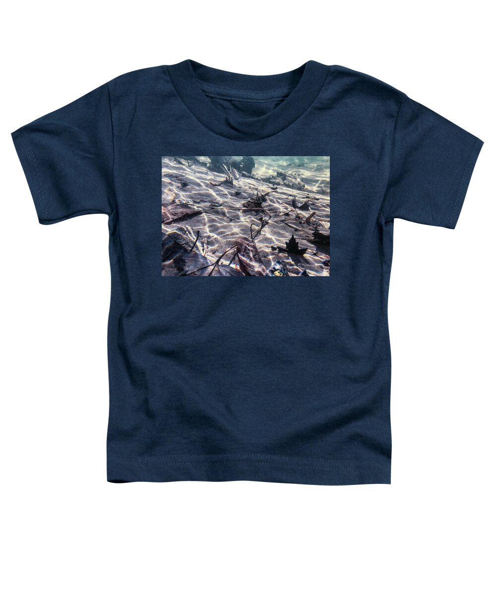 Water Toddler T-Shirt featuring the photograph Lackawaxen River Underwater 3 by Amelia Pearn