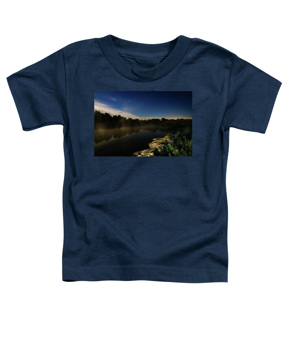 America Toddler T-Shirt featuring the photograph Lake ghosts by Alexey Stiop