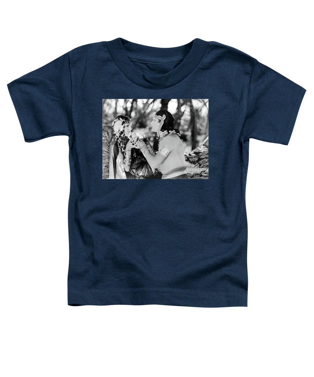 Leatrice Joy Toddler T-Shirt featuring the photograph Leatrice Joy Edmund Burns MADE FOR LOVE 1926 by Sad Hill - Bizarre Los Angeles Archive