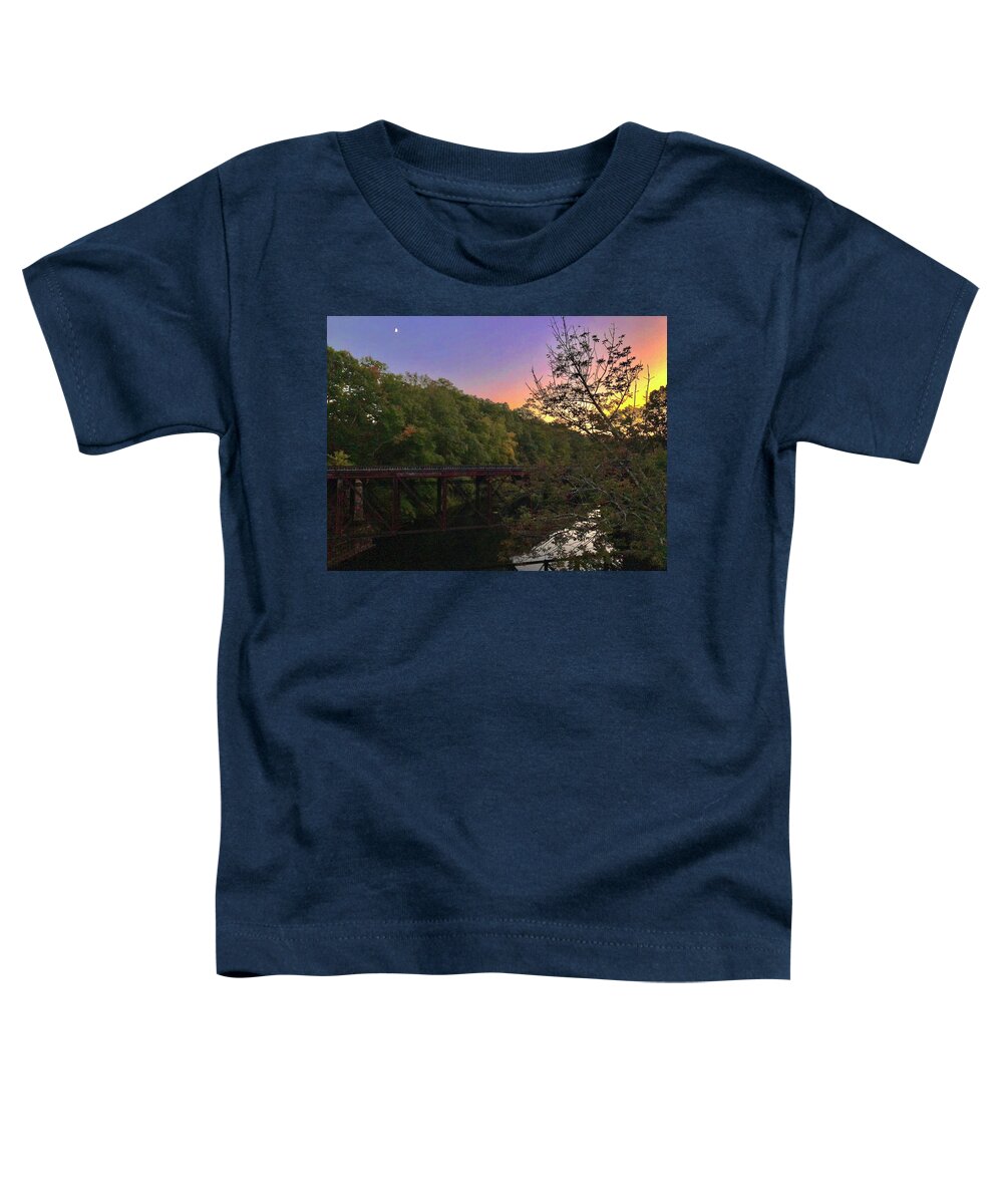 Skyline Toddler T-Shirt featuring the photograph Magical Pastel Sky by Lisa Pearlman
