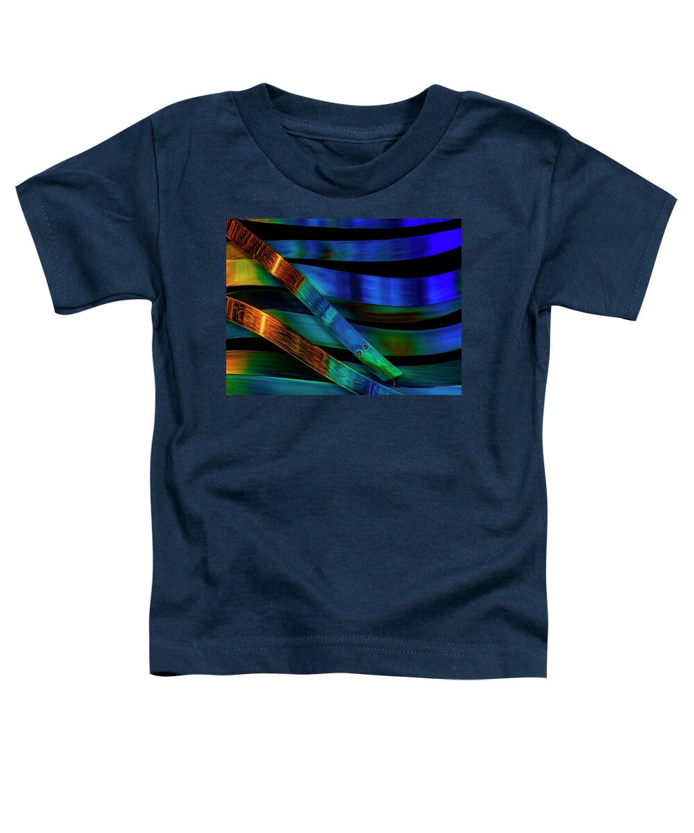Photography Toddler T-Shirt featuring the photograph Metal Abstract by Paul Wear