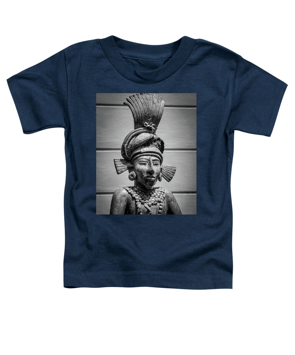 Mexico Toddler T-Shirt featuring the photograph Mexican Statue Cancun Mexico by Frank Mari