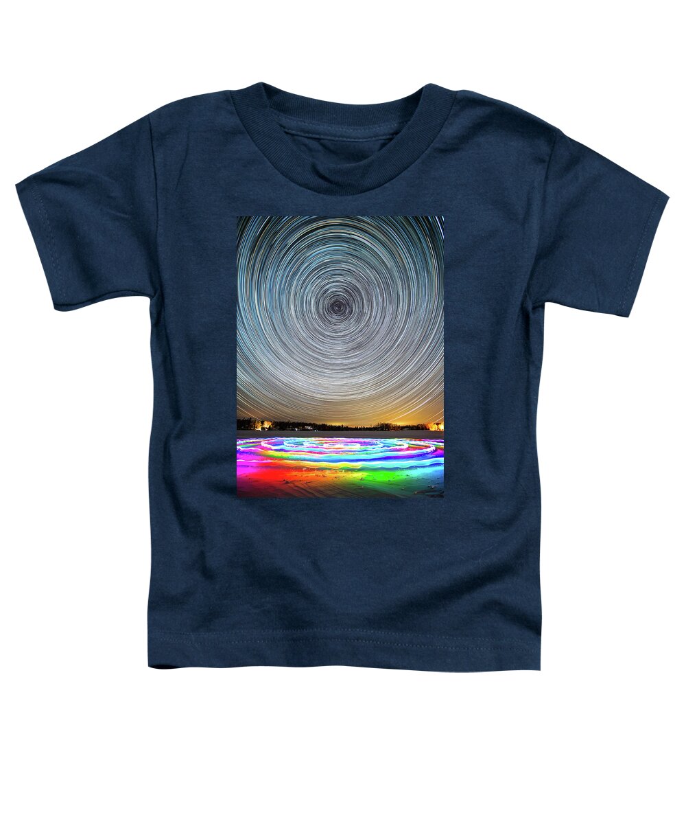 Colorful Toddler T-Shirt featuring the photograph Rainbow Spiral 2 by Matt Molloy