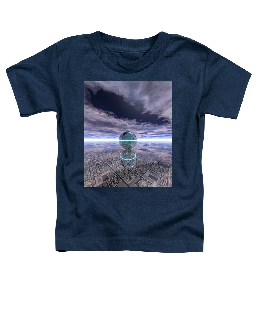 Motherboard Toddler T-Shirt featuring the photograph Reflections of Motherboard by Phil Perkins