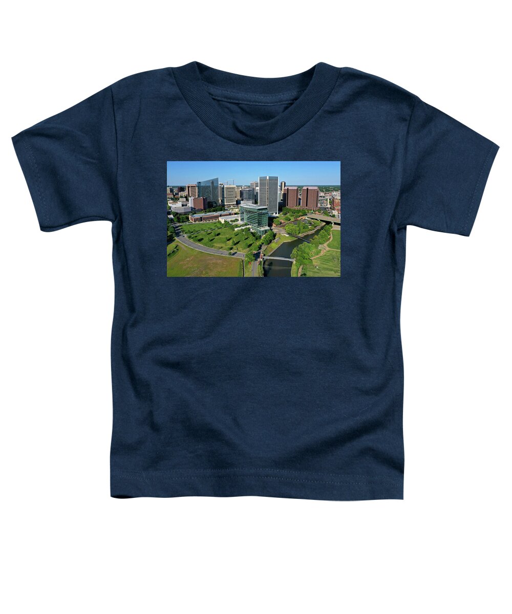 Richmond Toddler T-Shirt featuring the photograph Rva 027 by Richmond Aerials